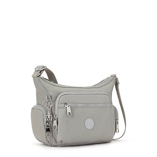 Torba Crossbody Kipling Gabbie Small Szare Srebrne | PL 2077QM